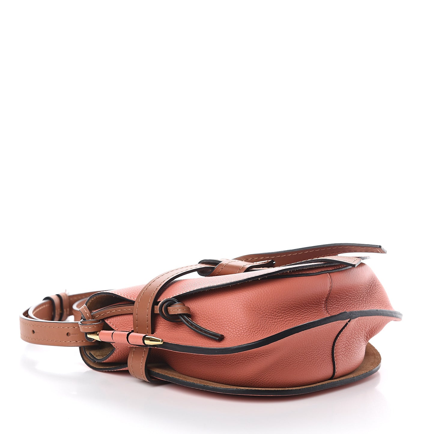 Calfskin Small Gate Crossbody Bag Tulip Tan