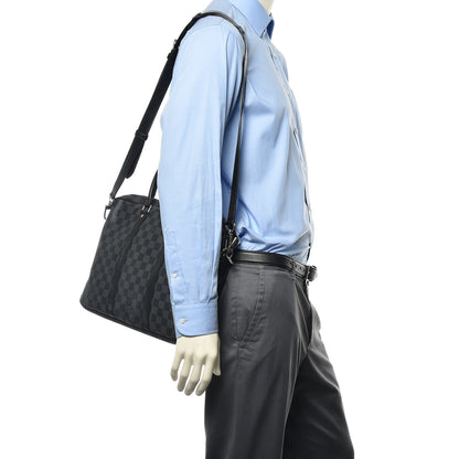 Louis Vuitton Damier Graphite Porte Documents Voyage PM 2 of 17