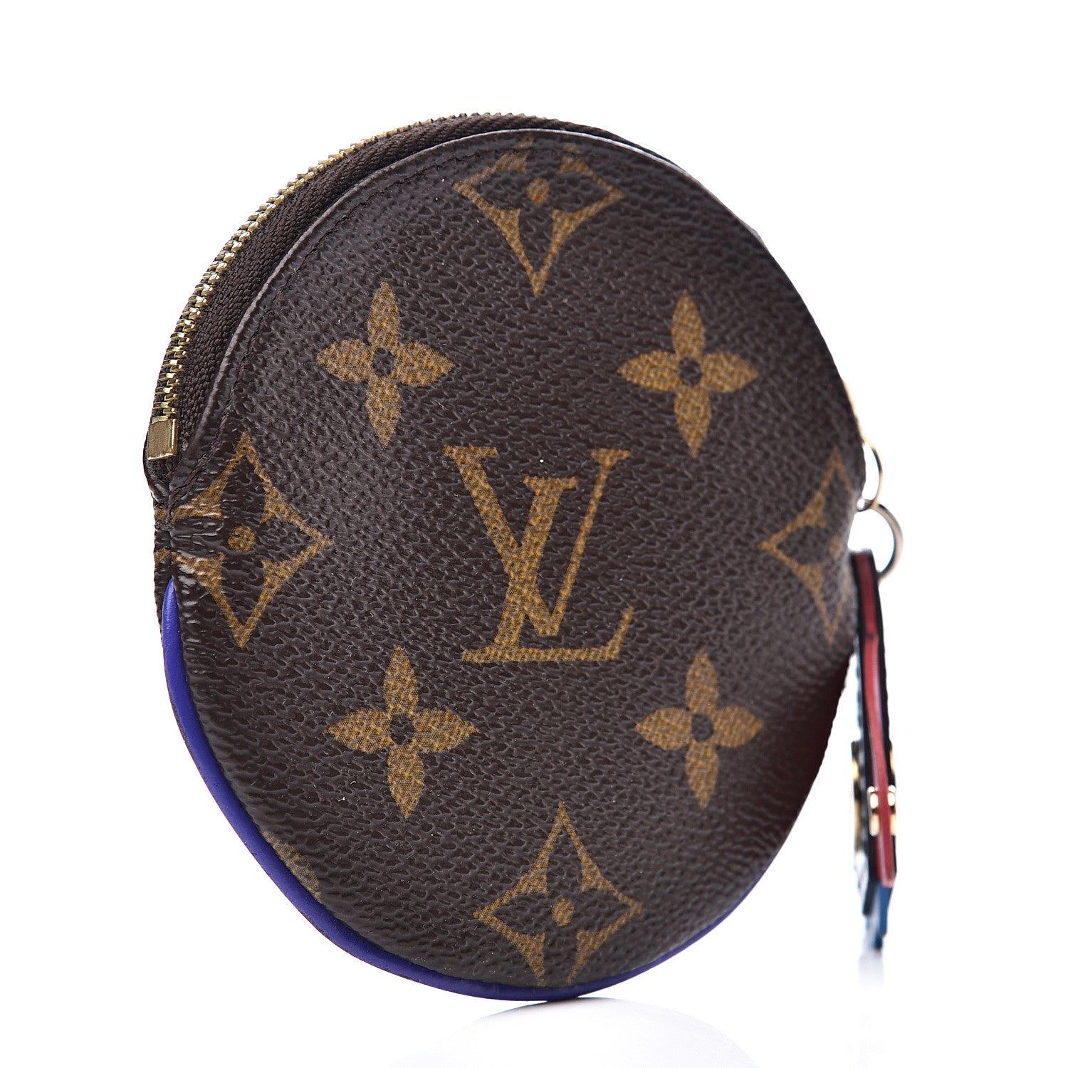 Louis Vuitton Monogram Totem Round Coin Purse Magenta 2 of 6