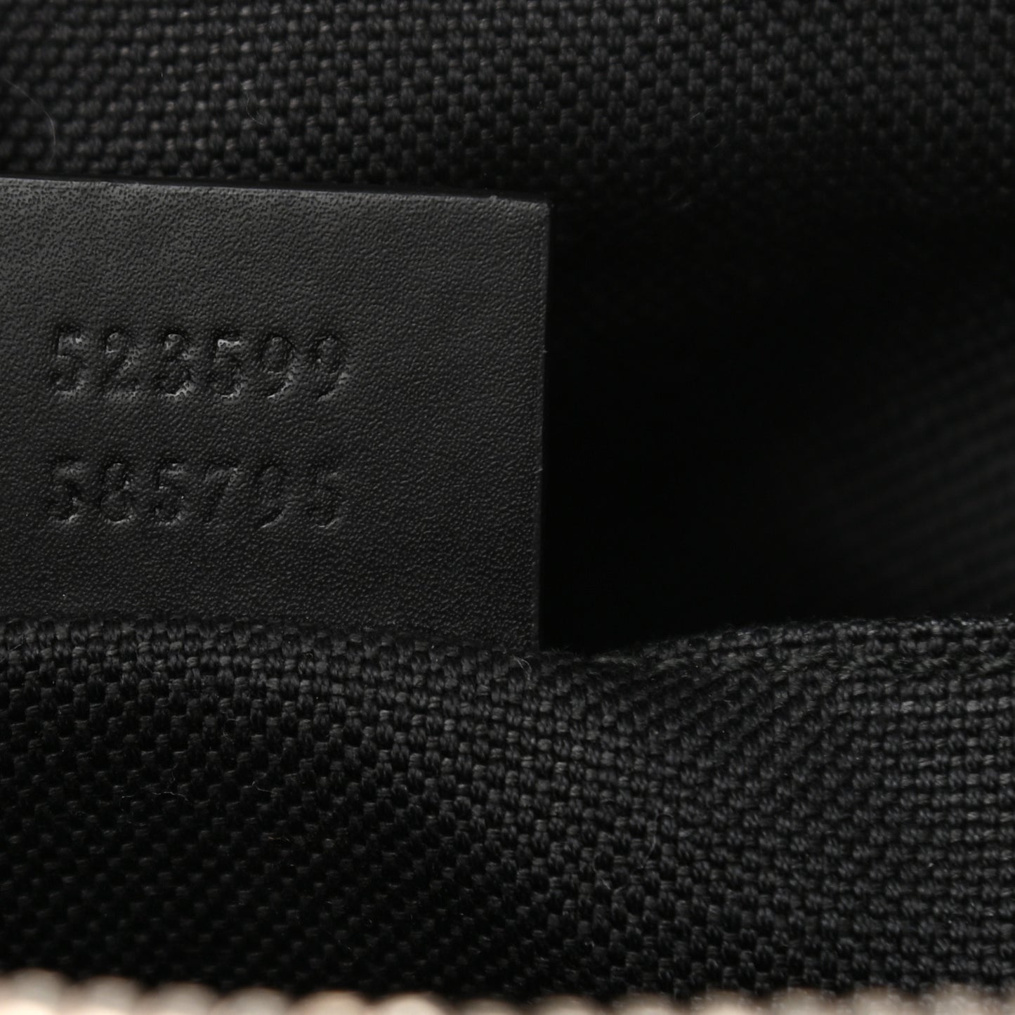 GG Supreme Monogram Web Small Flat Messenger Bag Black Grey