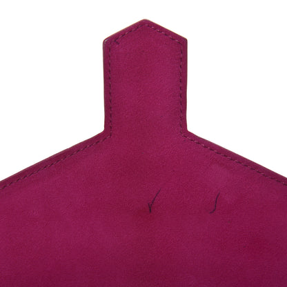 Saint Laurent Suede Y Envelope Clutch Fuchsia 7 of 10
