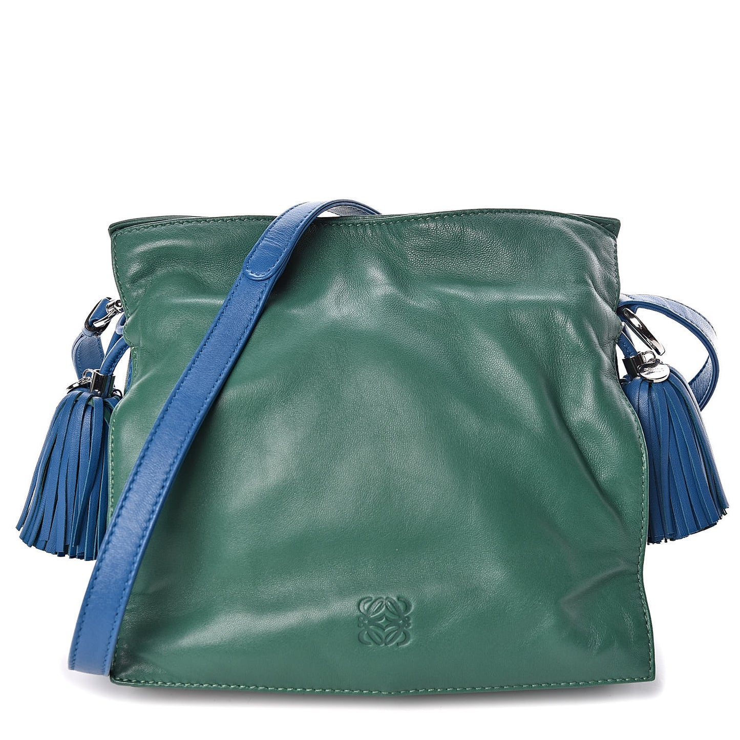 Calfskin Flamenco Shoulder Bag Green