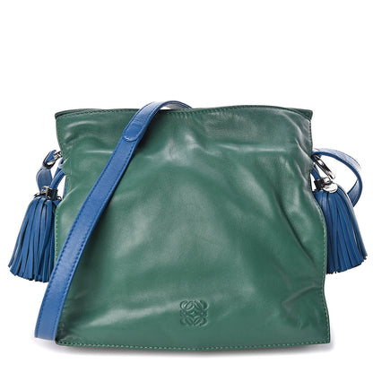 Loewe Calfskin Flamenco Shoulder Bag Green 1 of 10