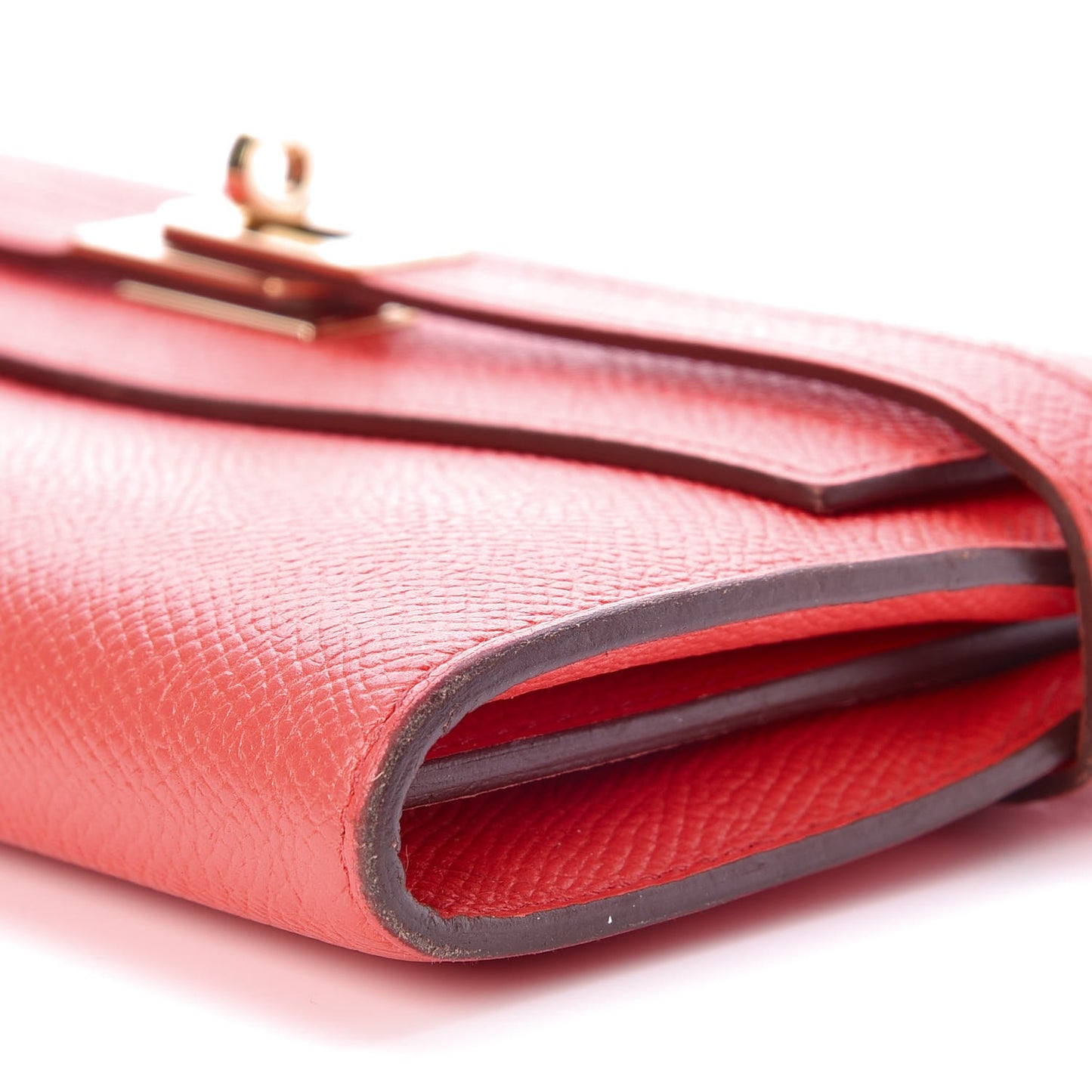 Epsom Kelly Longue Wallet Rose Jaipur