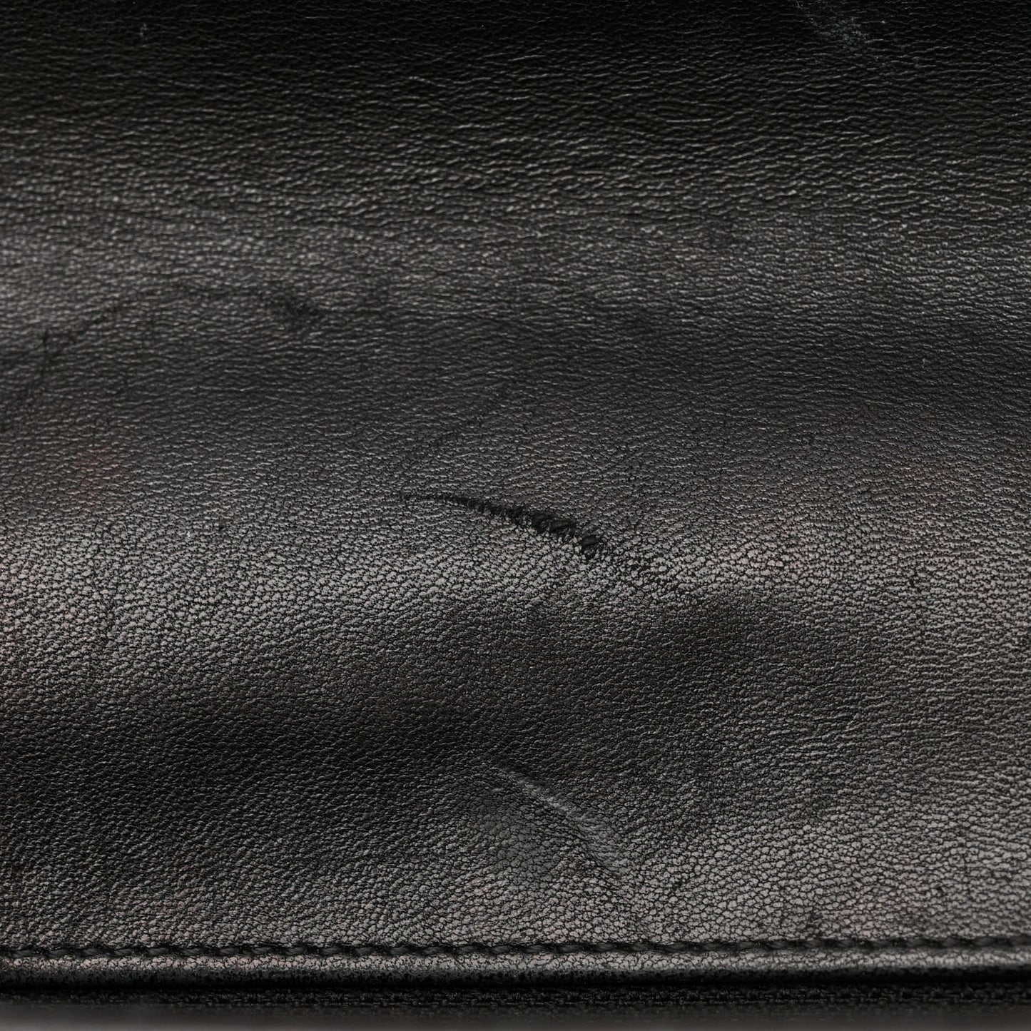 Lambskin Quilted New Medium Boy Flap Black