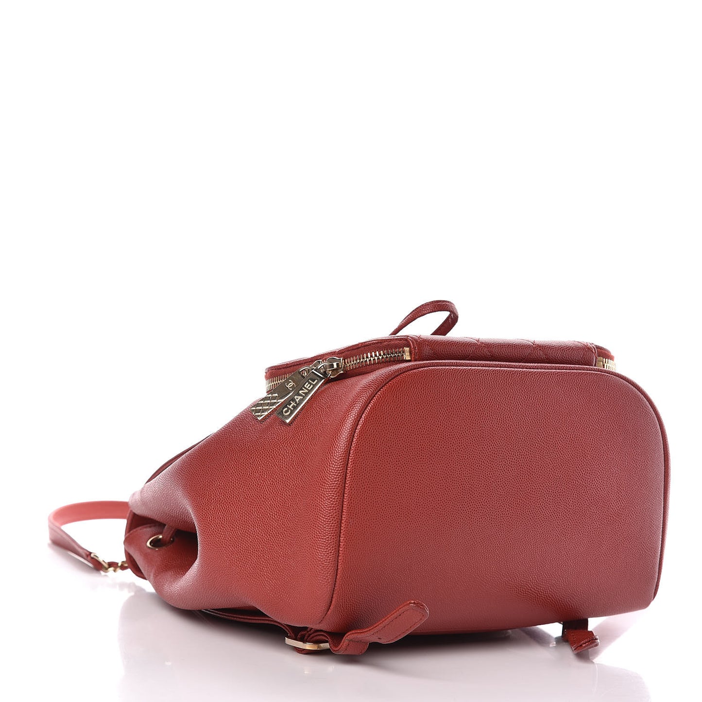 Caviar Quilted Business Affinity Backpack Burgundy