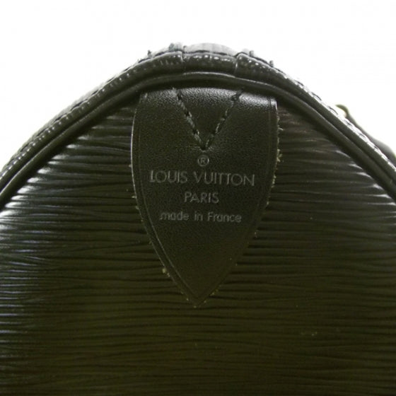 Louis Vuitton Epi Speedy 25 Black 6 of 8