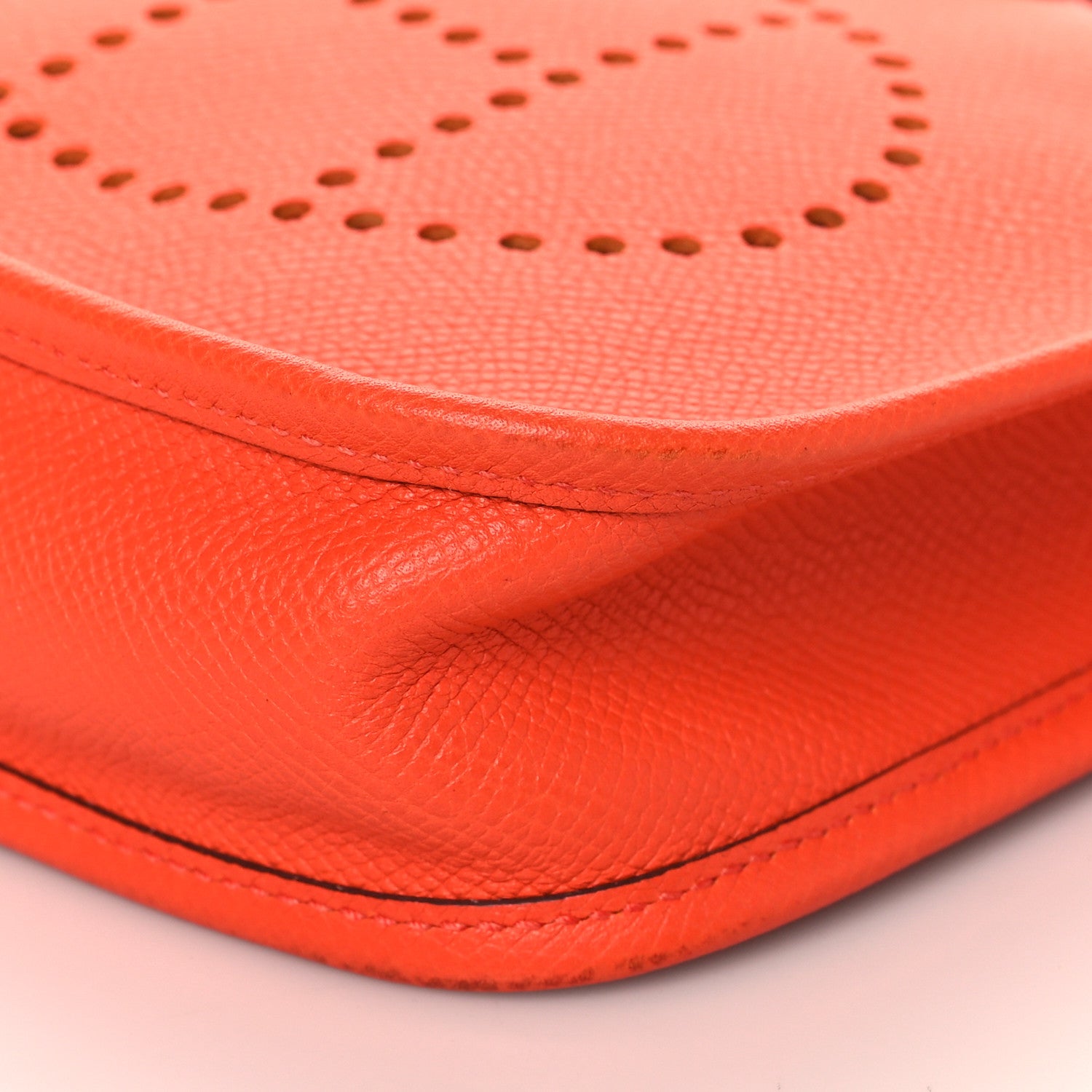 Hermes Epsom Amazone Evelyne TPM Orange Poppy Bleu Zanzibar 10 of 11