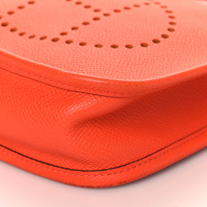 Hermes Epsom Amazone Evelyne TPM Orange Poppy Bleu Zanzibar 10 of 11