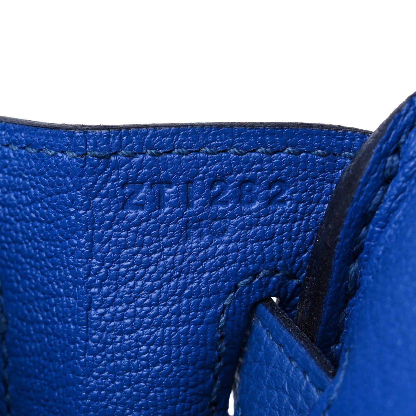 Togo Birkin 25 Bleu France