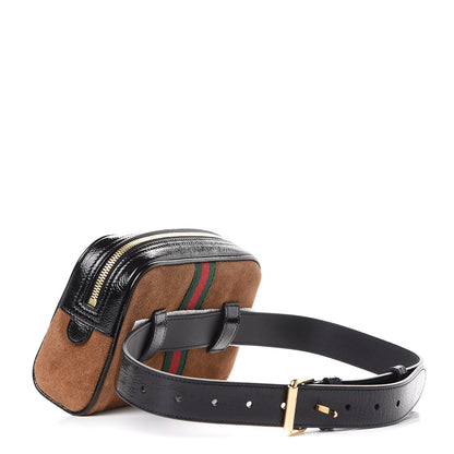 Gucci Suede Small Ophidia Belt Bag 75 30 Brown 4 of 20
