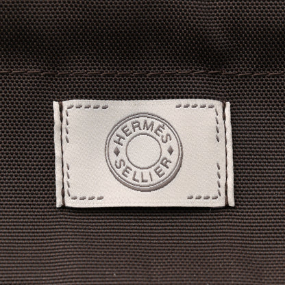 Hermes Toile Sac De Pansage Groom Rouge H Chocolate 8 of 14