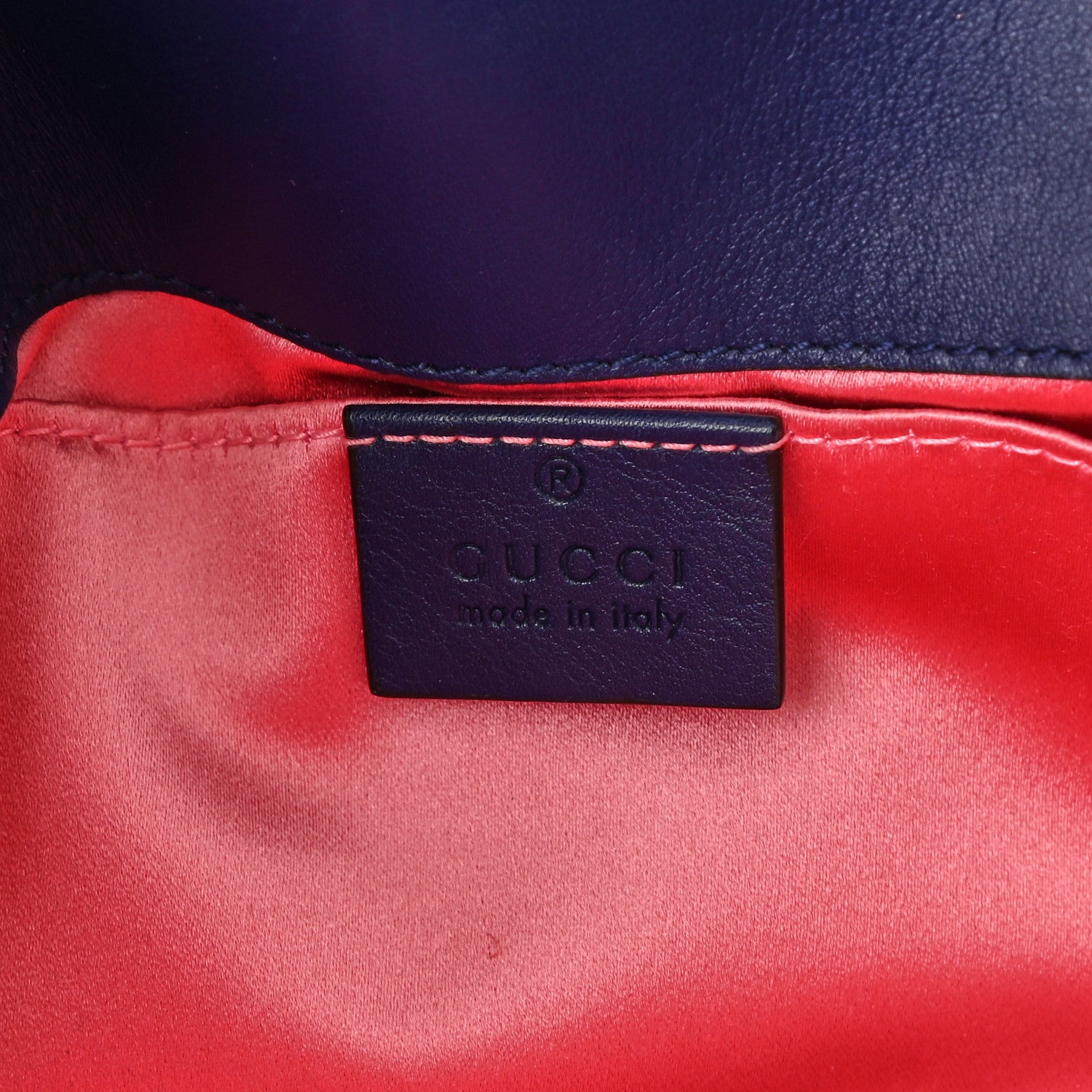 Gucci Velvet Matelasse Mini GG Marmont Shoulder Bag Cobalt Blue 6 of 12