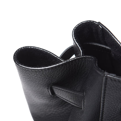 Celine Soft Grained Calfskin Small Belt Cabas Phantom Black 15 of 15