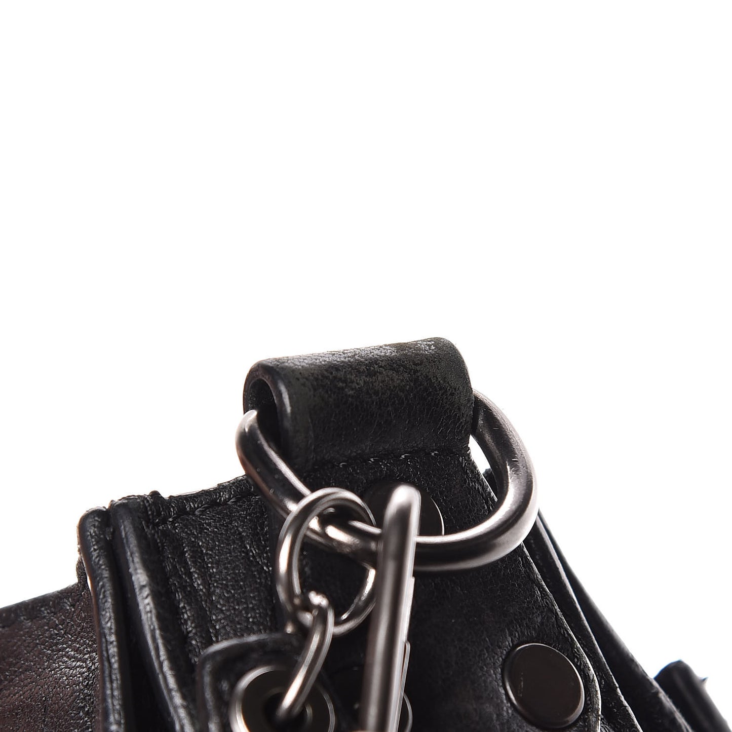Lambskin PS1 Mini Pouch Messenger Black