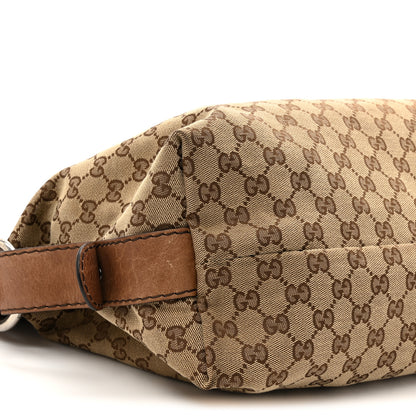 Gucci Monogram Bamboo Bar Medium Tote Brown 10 of 16