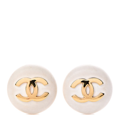 Chanel CC Clip On Earrings Gold 1 of 7