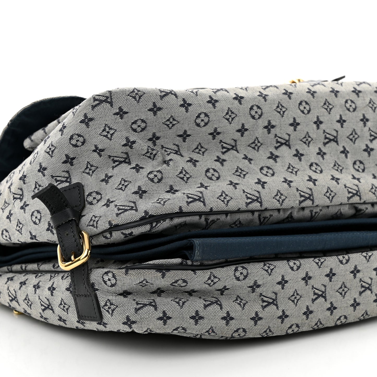 LOUIS VUITTON Mini Lin Sac a Langer Diaper Bag Blue