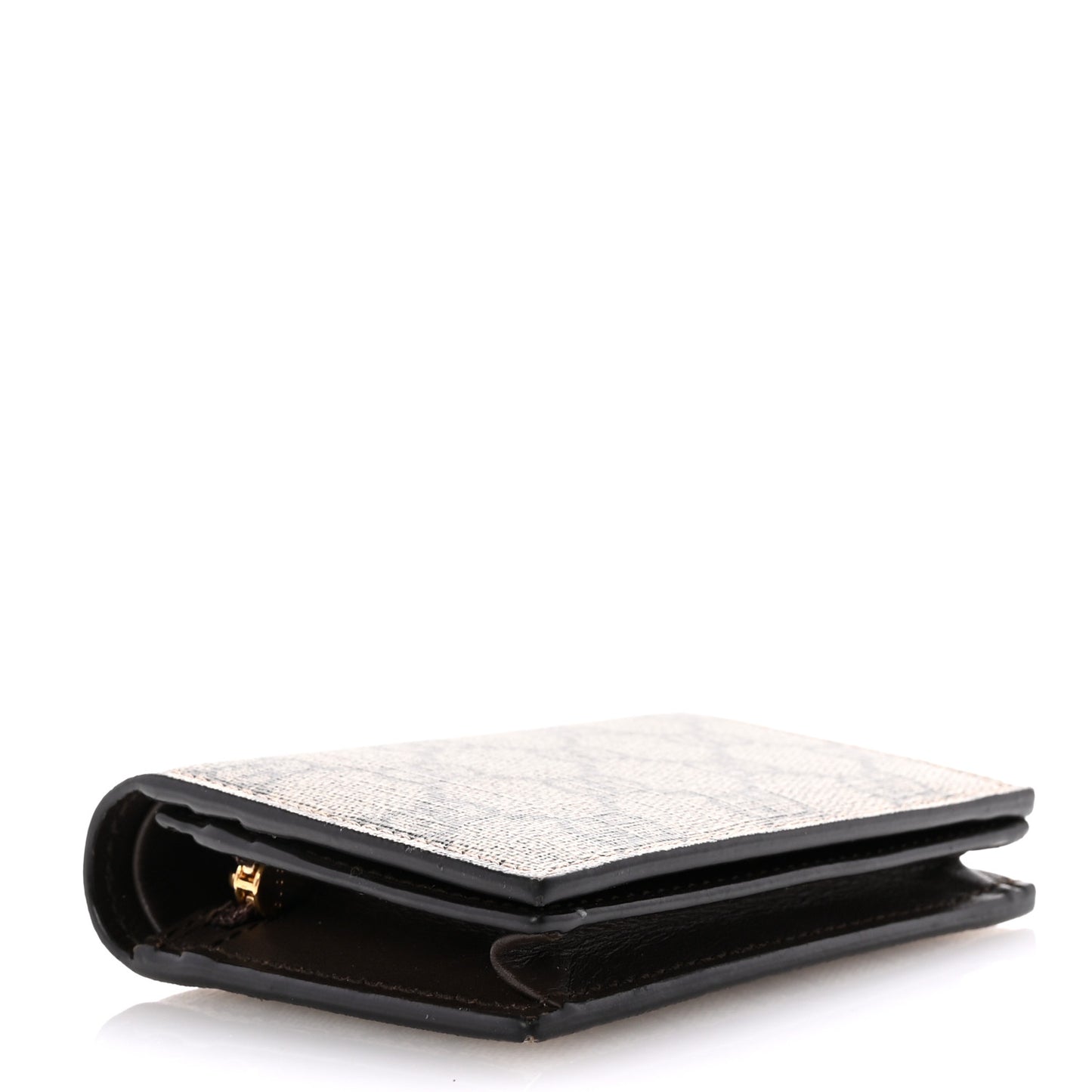 GG Supreme Monogram Card Case Beige
