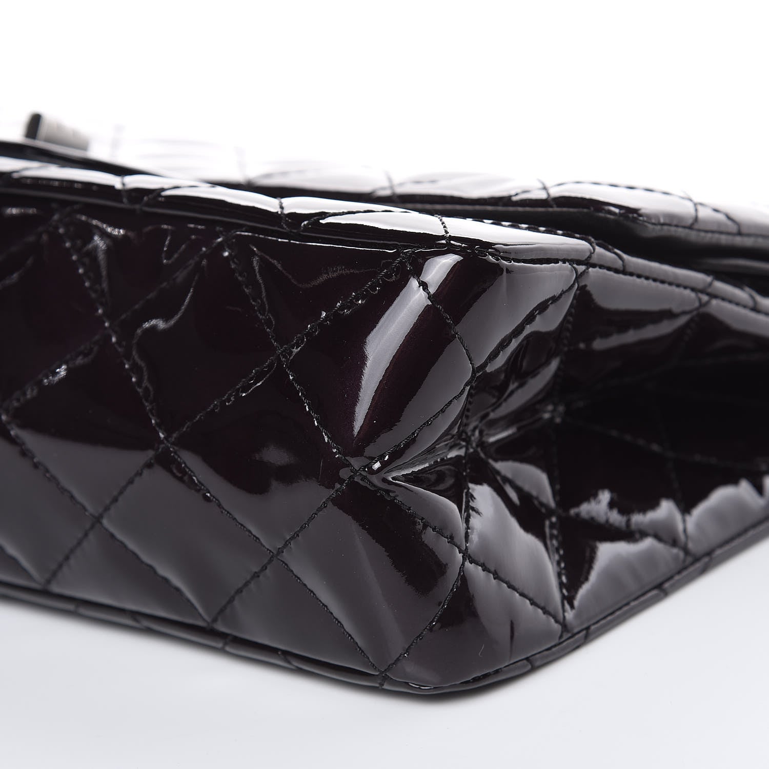 Chanel Patent Quilted 2.55 Reissue 227 Flap Black 9 of 13