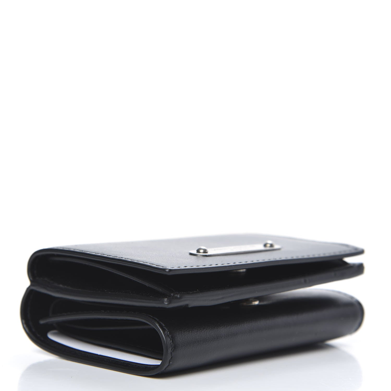 Saint Laurent Smooth Calfskin Business Card Case Black 4 of 7