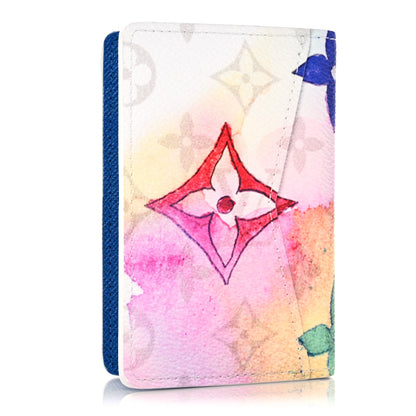 Louis Vuitton Monogram Watercolor Pocket Organizer NM Multicolor 3 of 7