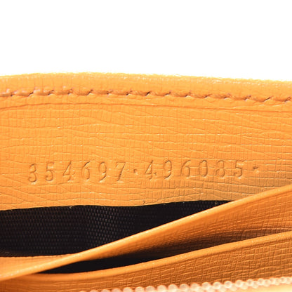 Gucci Textured Calfskin Medium Betty Chain Wallet Yellow 7 of 8