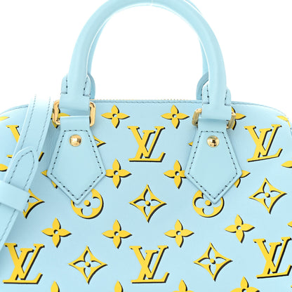 Louis Vuitton Empreinte Monogram Speedy Bandouliere 20 Baby Blue 7 of 11