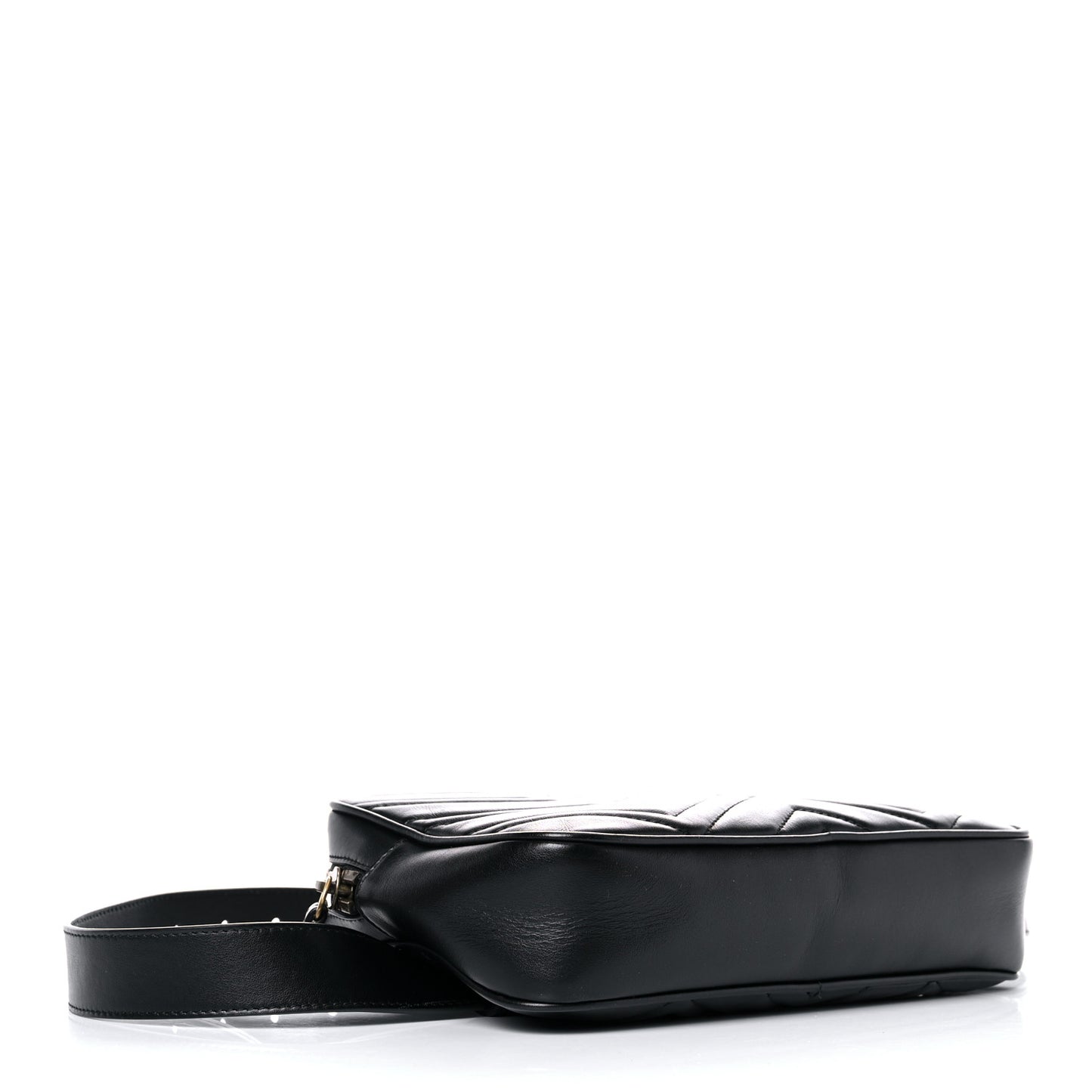 Calfskin Matelasse Mens GG Marmont Belt Bag 110 44 Black