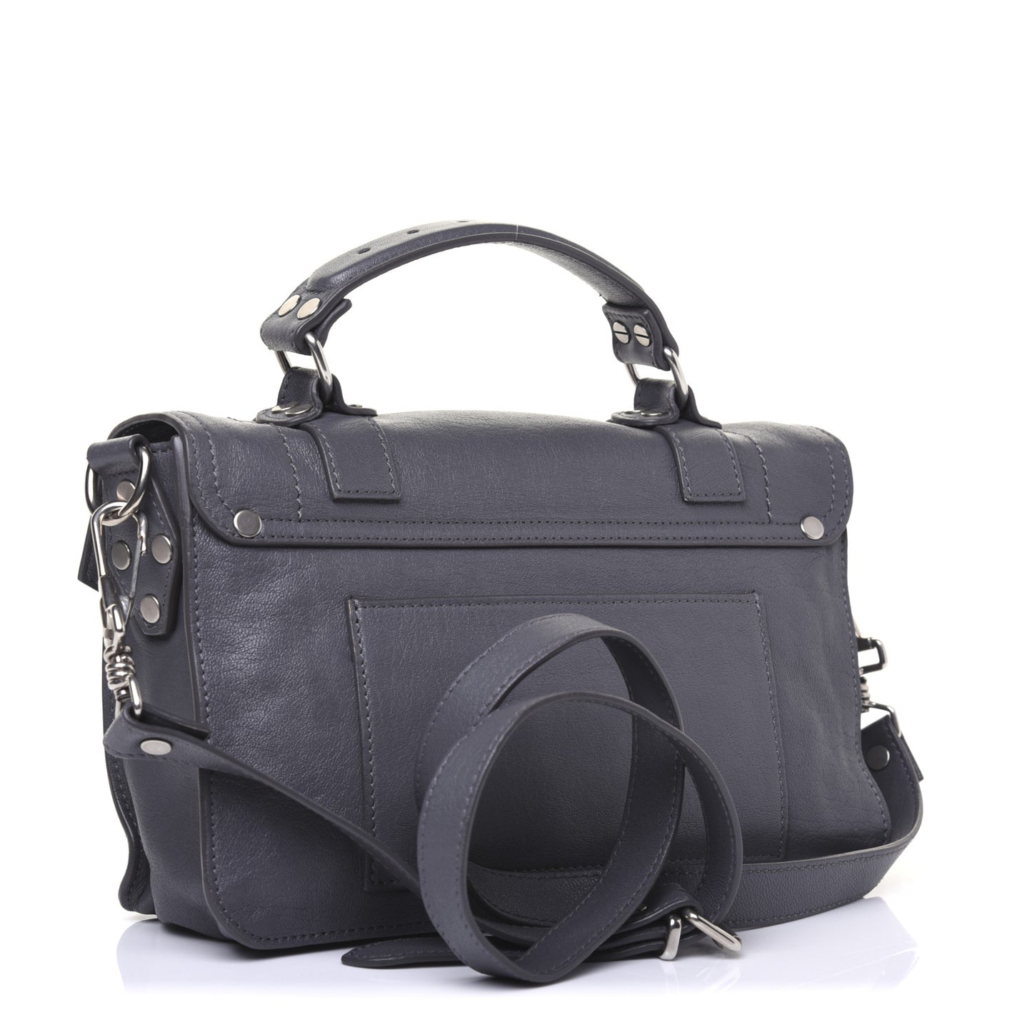 Lambskin Tiny PS1 Satchel Heather Grey