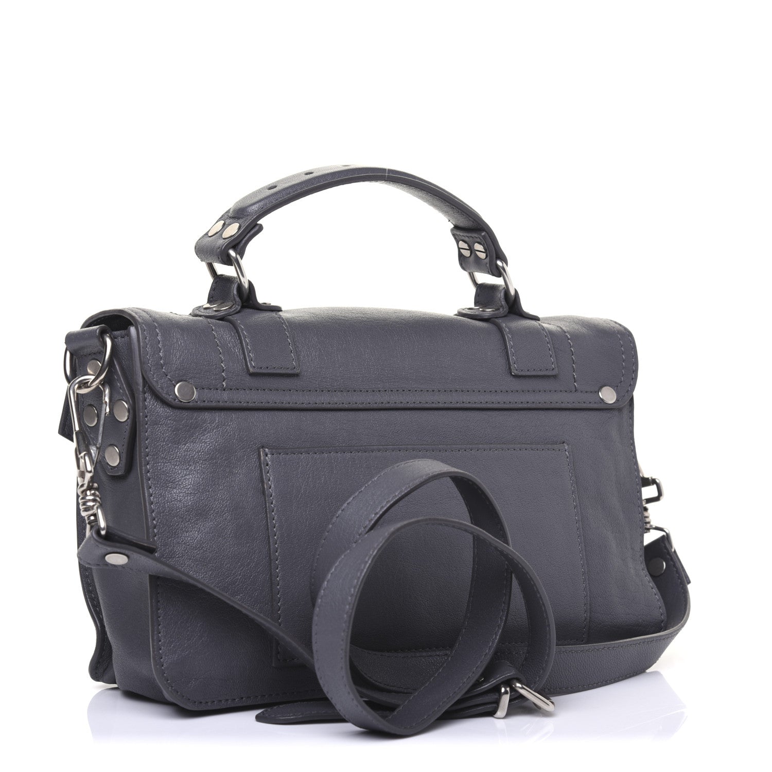 Proenza Schouler Lambskin Tiny PS1 Satchel Heather Grey 3 of 18