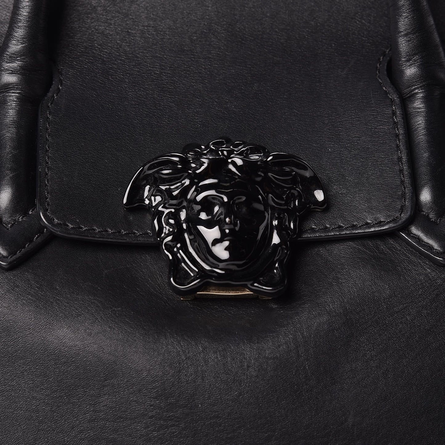 Calfskin Large Palazzo Empire Bag Black