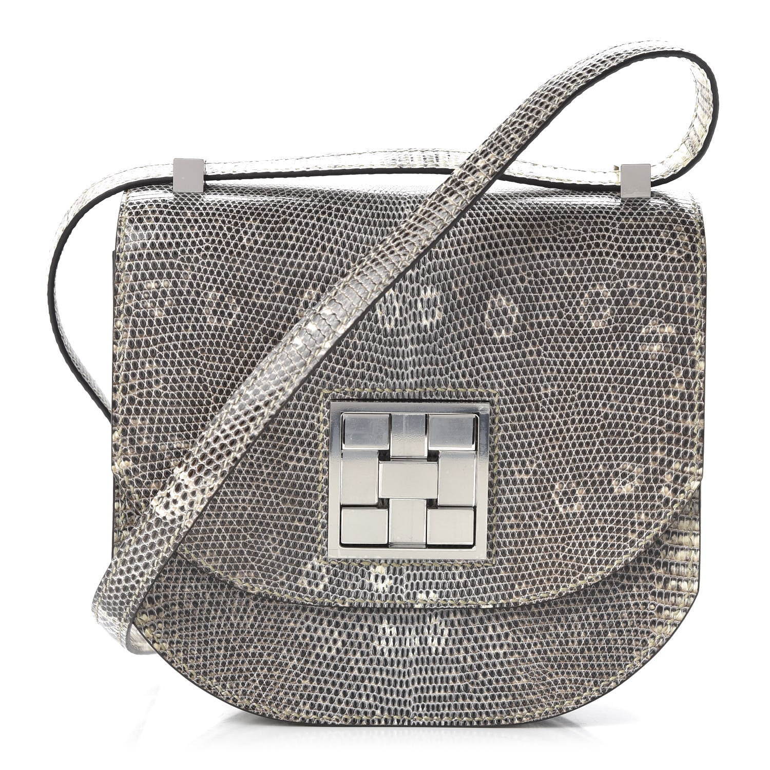 Hermes Lizard Mosaique Au 24-17 Ombre 1 of 11