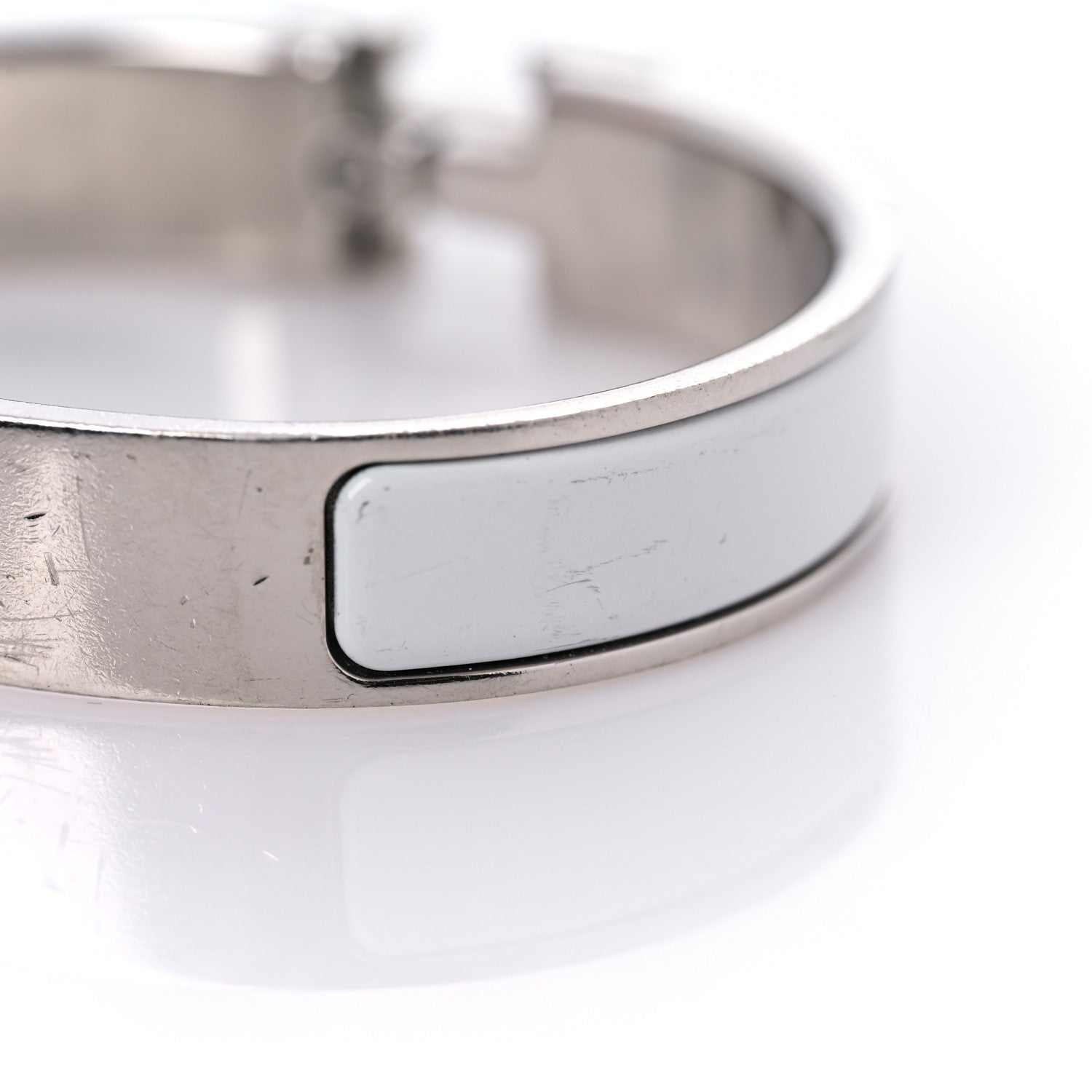 Hermes Enamel Narrow Clic Clac H Bracelet 8 of 8