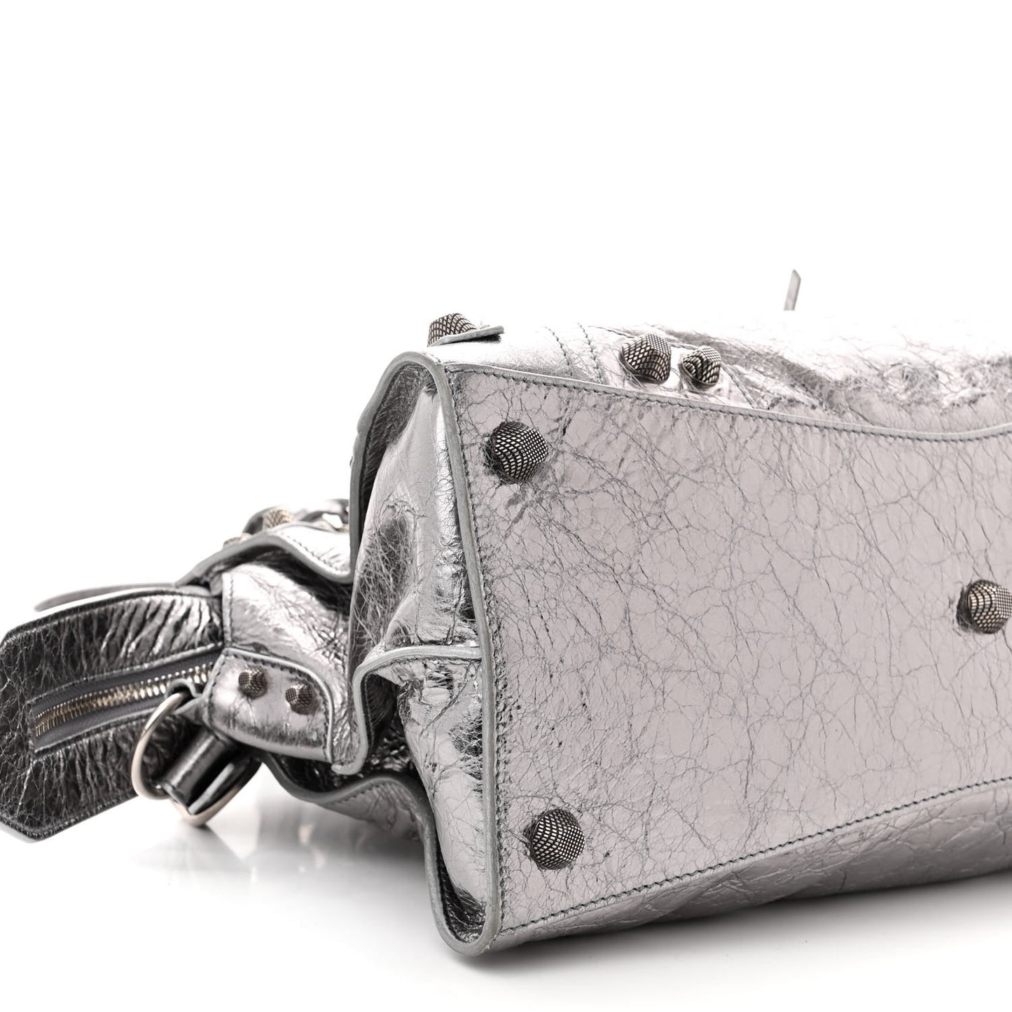 Metallic Agneau Arena Neo Cagole City Silver