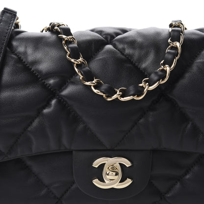 Chanel Lambskin Quilted Flap Black 10 of 10