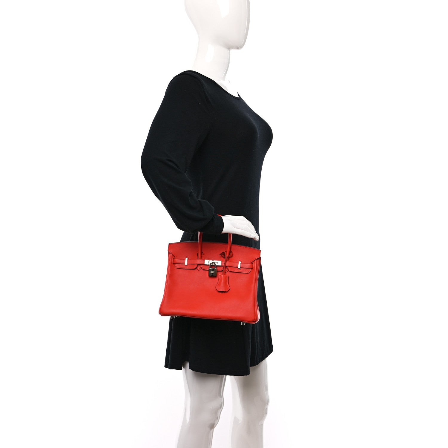 Hermes Swift Birkin 25 Vermillion 2 of 9