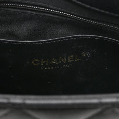 Chanel Caviar Quilted Camellia Chain Around Backpack Black 6 of 10