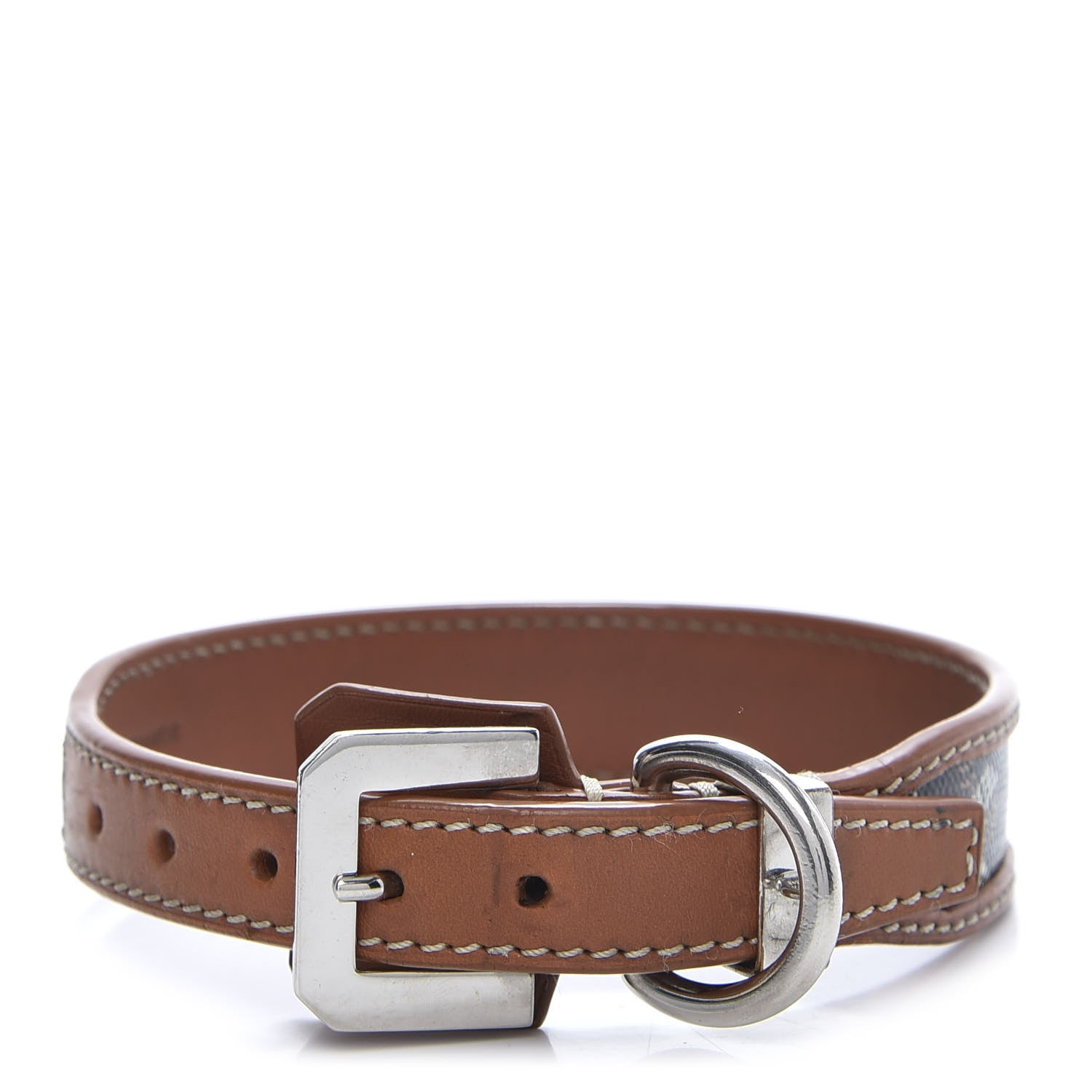 Goyard Goyardine Dog Collar Black Gold 1 of 11