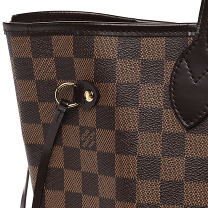 Louis Vuitton Damier Ebene Neo Neverfull MM Rose Ballerine 9 of 12