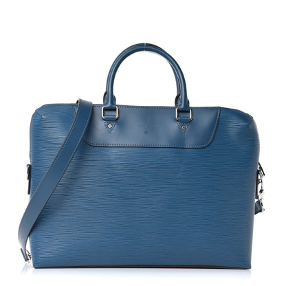 Louis Vuitton Epi Porte-Documents Jour Briefcase Blue Celeste 1 of 7