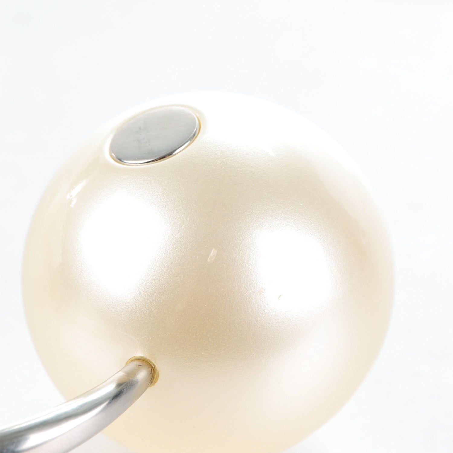 Chanel Double Pearl Cuff Silver 8 of 8