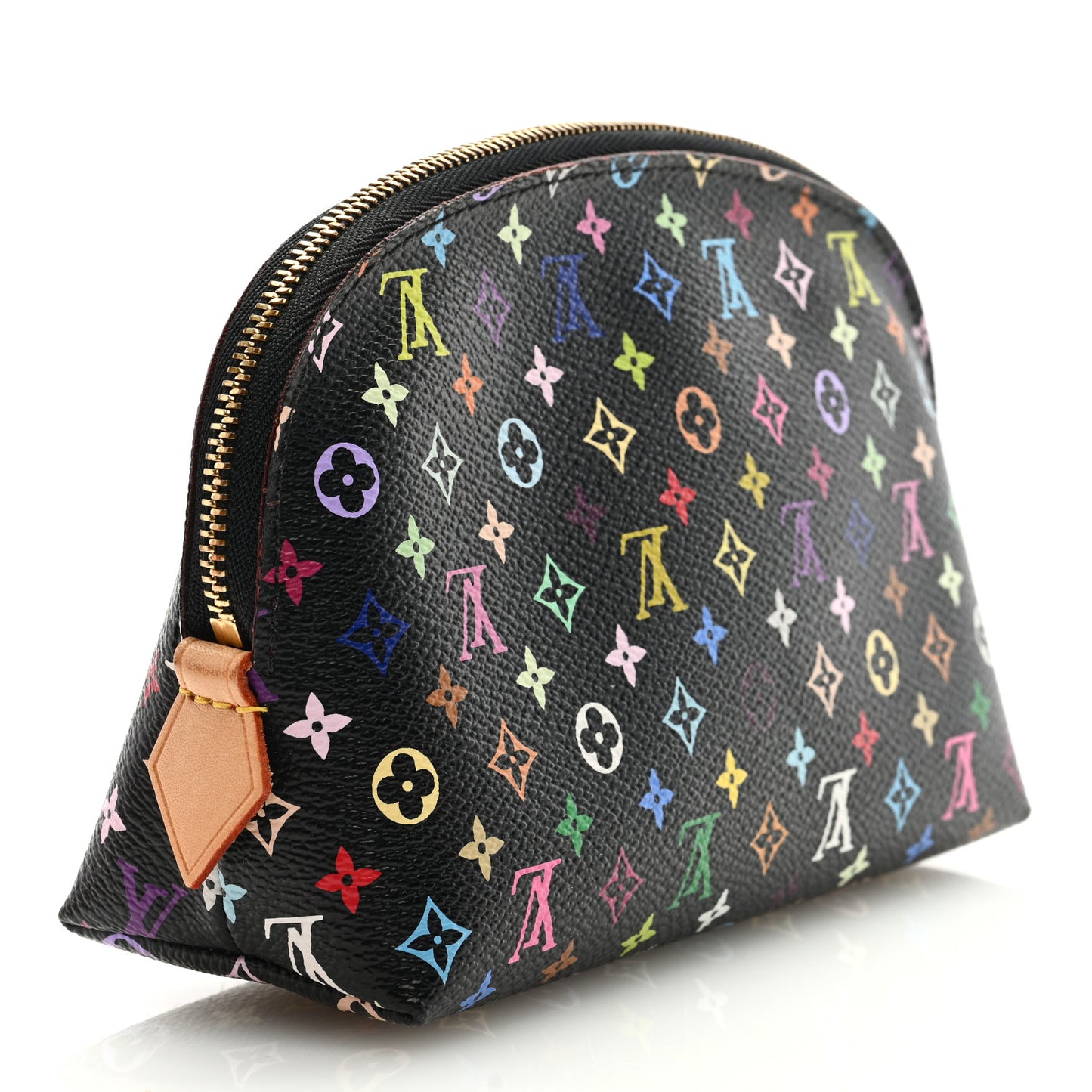 Monogram Multicolor Cosmetic Pouch Black Grenade