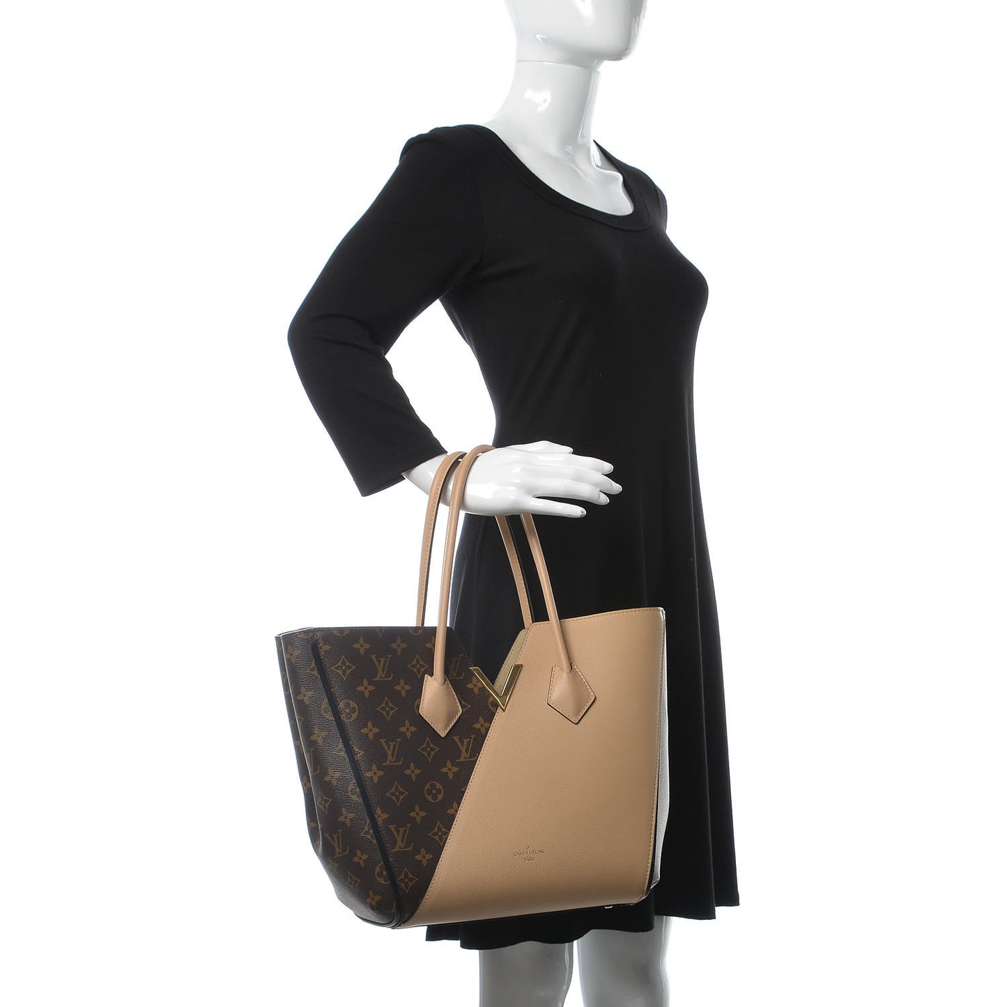 Calfskin Monogram Kimono Tote Dune