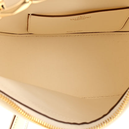 Valentino Garavani Nappa Mini Vlogo Moon Hobo Bag Ivory 5 of 10