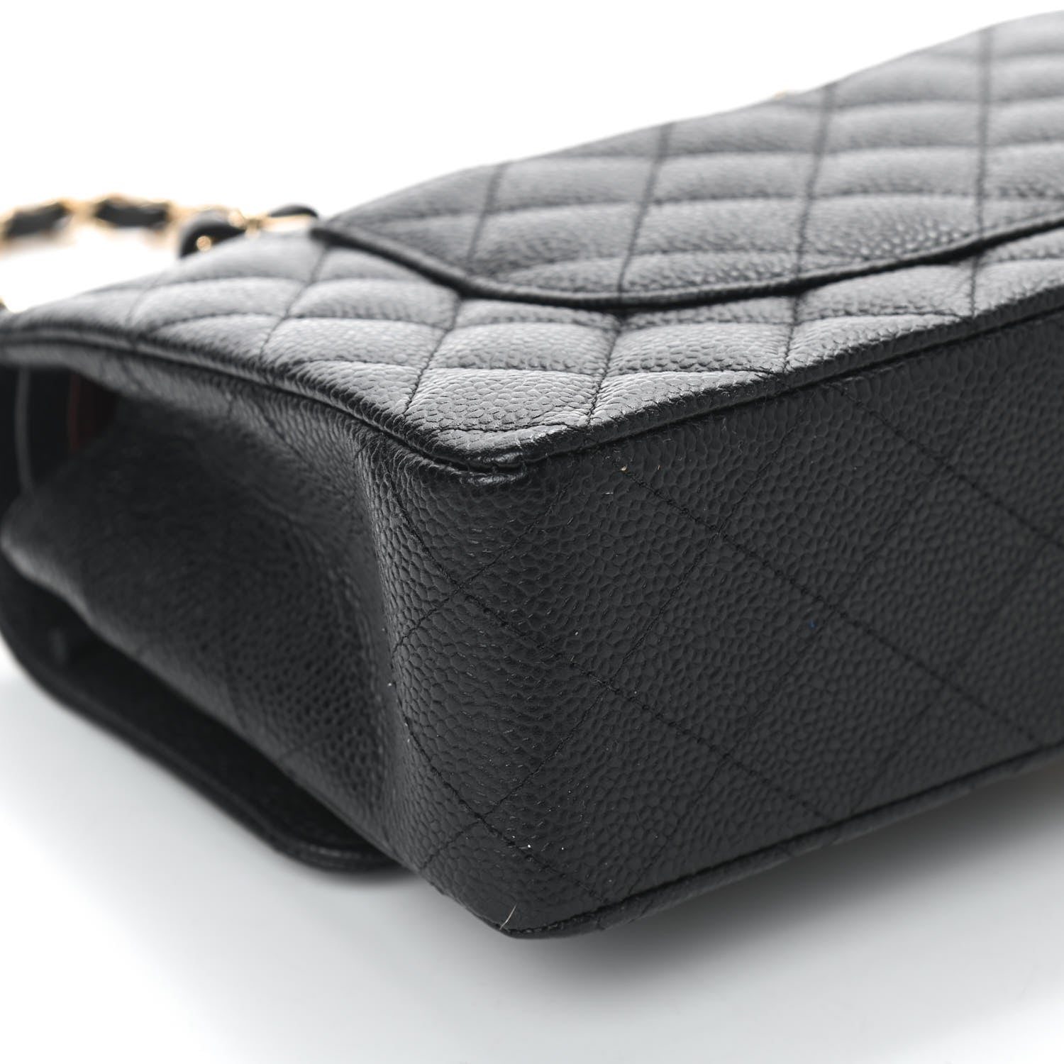 Chanel Caviar Quilted Medium Double Flap Black 9 of 11