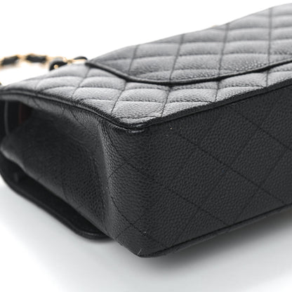 Chanel Caviar Quilted Medium Double Flap Black 9 of 11
