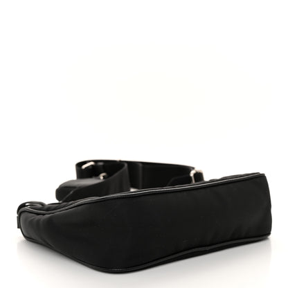 Prada Nylon Re-Edition 2005 Shoulder Bag Black 4 of 11