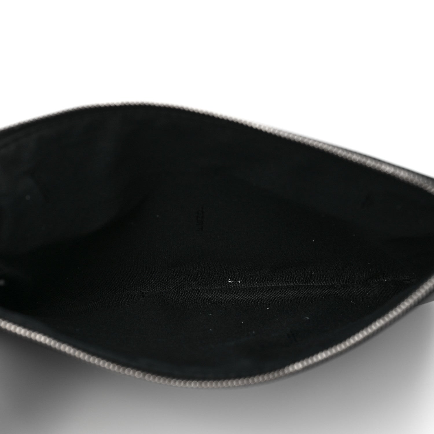 Fendi Calfskin Pearl F is Fendi Embellished Triplette Pouch Set Black 5 of 10