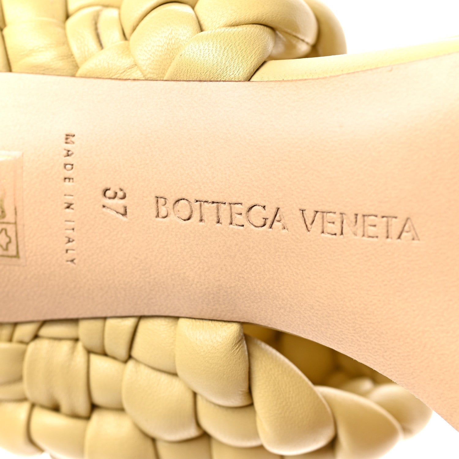 Bottega Veneta Nappa Twisted Padded Intrecciato Curve Slide Sandals 37 Tapioca 11 of 16